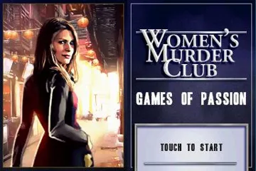 James Patterson Women's Murder Club - Games of Passion (USA) (En,Fr) (NDSi Enhanced) screen shot title